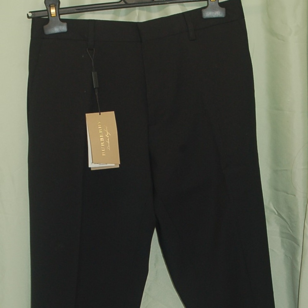 BURBERRY MEN'S WOOL DRESS PANTS